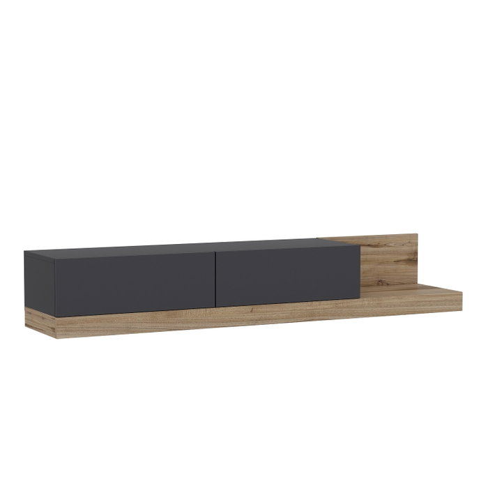 Hanah Home Soporte para TV Majör - Antracita, Nogal